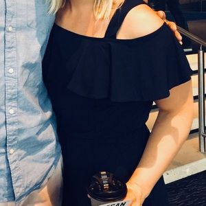 Stunning navy blue romper!